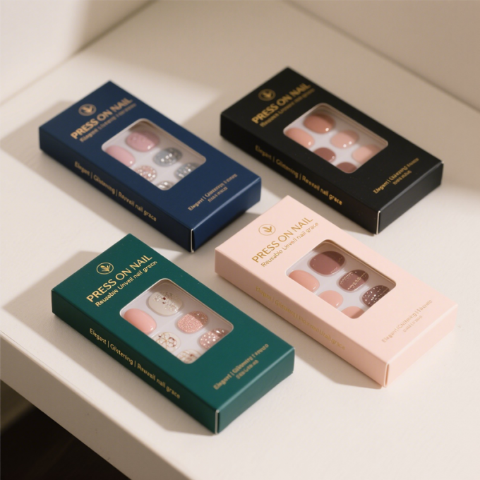 ضغط على أظافر علبة التعبئة