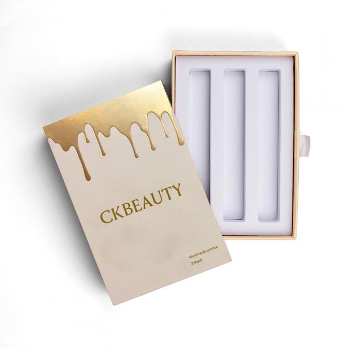 صندوق هدايا لمعان الشفاه الفاخرة مع شعار مخصص