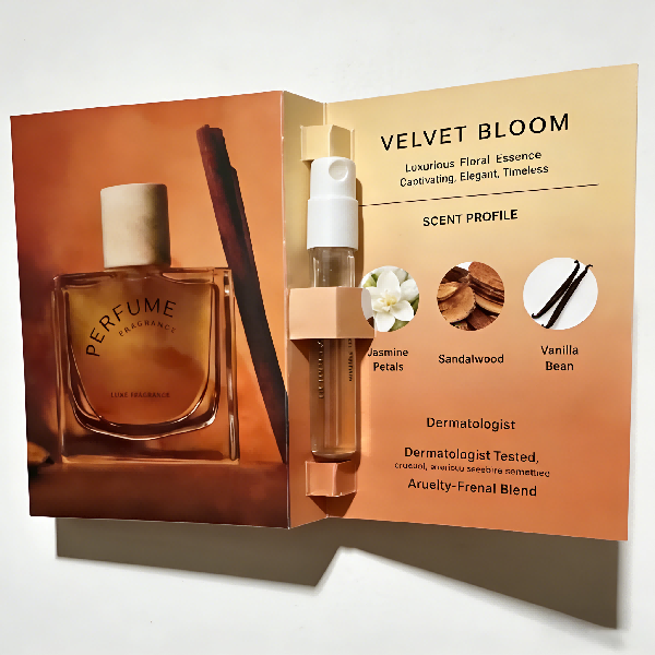 مجموعة أوراق فاخرة مطبوعة خصيصا لمنتجات العطور