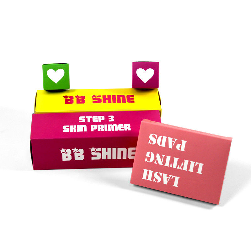 صناديق الهدايا التجميلية المطبوعة بالألوان لمنتجات العناية بالبشرة