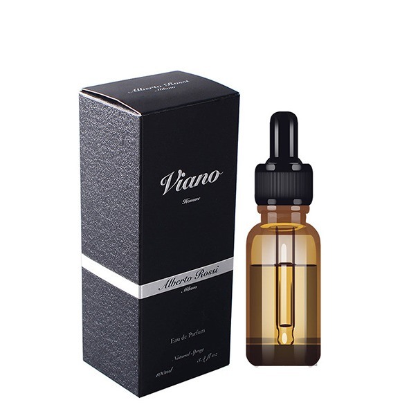 صندوق هدايا عطر من مواد معاد تدويرها حسب الطلب مع ورق فني مطلي من جانب واحد (C1S) لزجاجة 30 مل 50 مل 10 مل