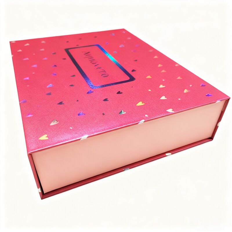 صندوق هدايا مغناطيسية يدوية مع هيكل صلب وتطويع للتعبئة والتغليف الفاخر