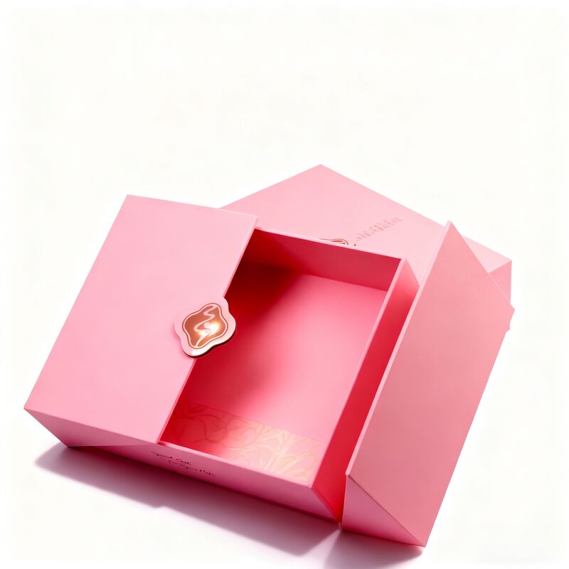 صندوق هدايا من الورق المقوى الصلب الفاخر ببابين مفتوحين مع إغلاق مغناطيسي، من مصنع الشعار المخصص مباشرة