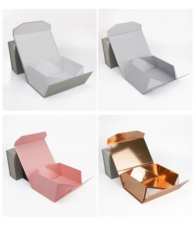 صندوق هدايا طلاء فاخر مخصص مع 250gsm C2S و 1200gsm الصفيحة للعبوات الجمالية