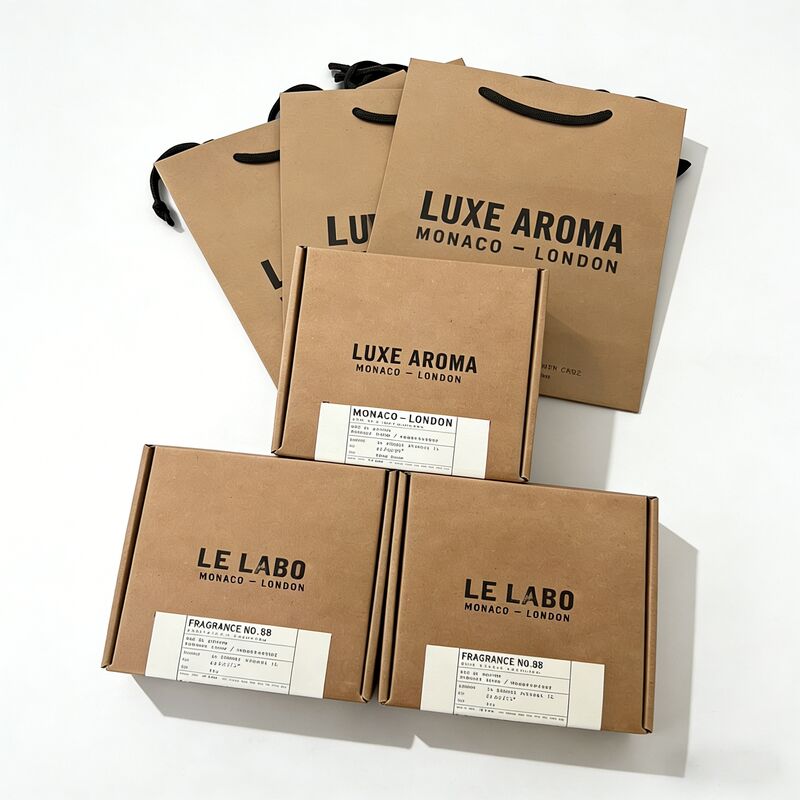 الصديق للبيئة عطر مطبوعة مخصصة عبوة التعبئة مع إدراج الداخلي للزجاجة 50ml بيع بالجملة