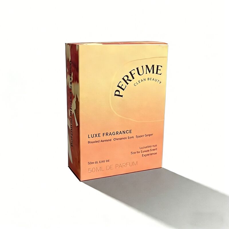 صندوق تغليف عطور قابل للطي مطبوع حسب الطلب مع إغلاق مغناطيسي لصندوق هدايا العطور الفاخرة