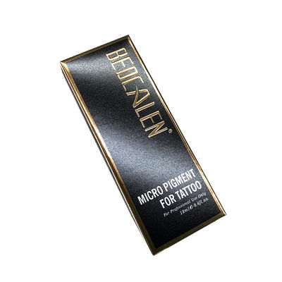 علبة عطر برائحة فاخرة سوداء ، علبة زجاجة عطر ، تغليف هدايا مع شعار مخصص