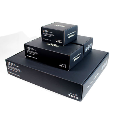 صندوق ورقي أسود فارغ مخصص